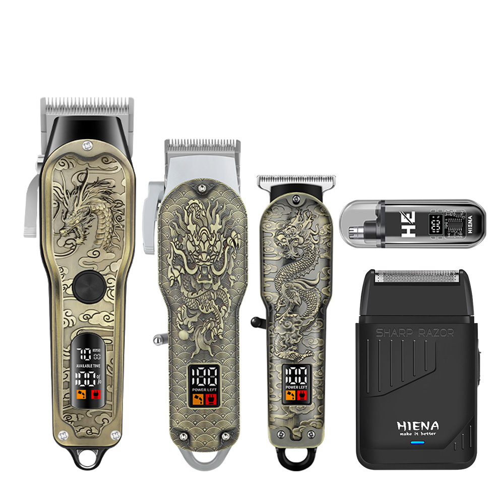 HIENA 5pcs Professional Hair C - Mens Grooming Kit Gift 评论和价格