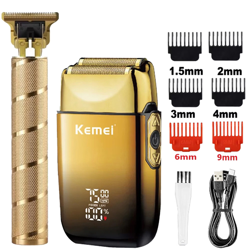 Kemei KM-TX10 T9 Hair Trimmer  - Men'S Grooming Boxes 评论和价格